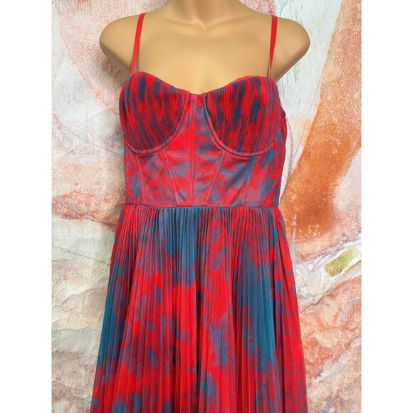 ‼️NOT FOR SALE‼️ Anthropologie Hutch Pleated Sweetheart Dress - Picture 7 of 8